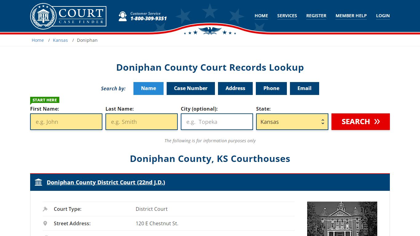 Doniphan County Court Records | KS Case Lookup