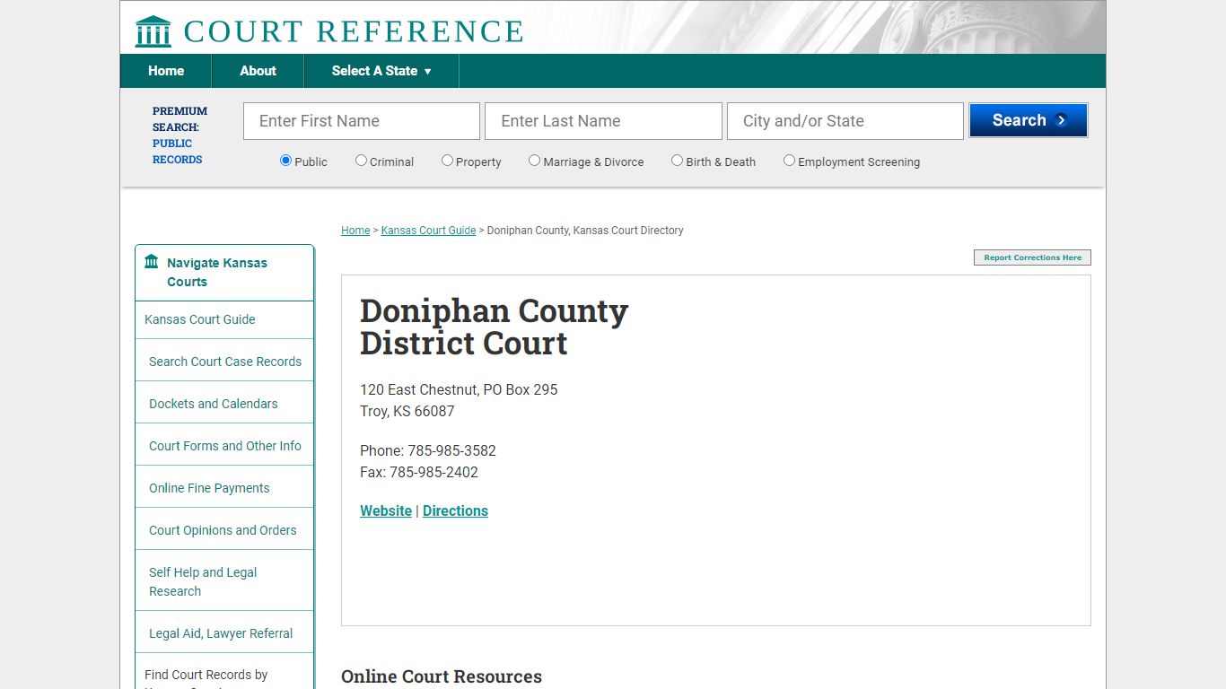 Doniphan County District Court